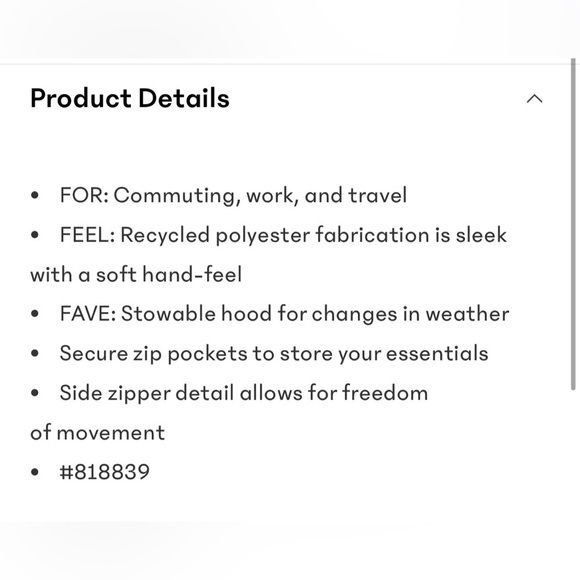 NWT Athleta Jetset Bomber Abalone Jacket Size Large - Picture 9 of 10